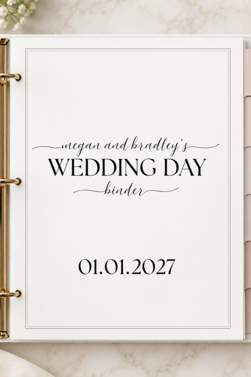 What to Put in a Wedding Day Binder: Everything You Need in One Place